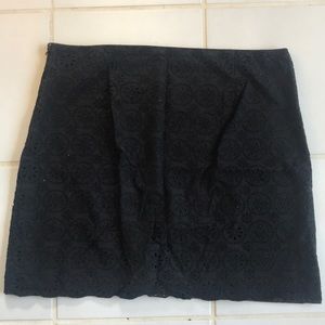 J Crew Black Mesh Shirt